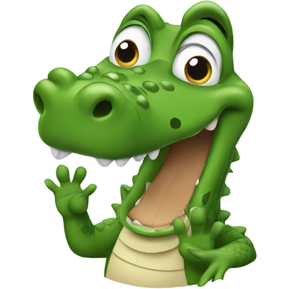 See ya later alligator  emoji