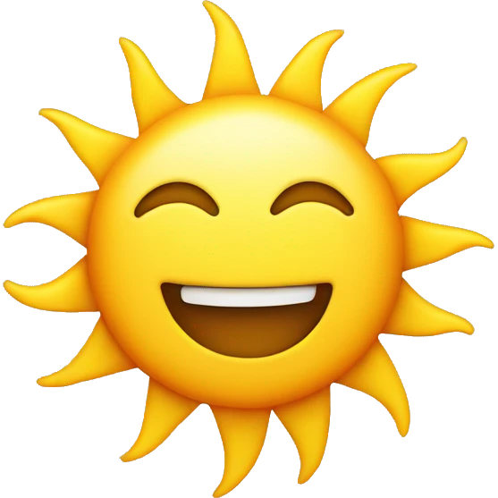 smily sun  emoji