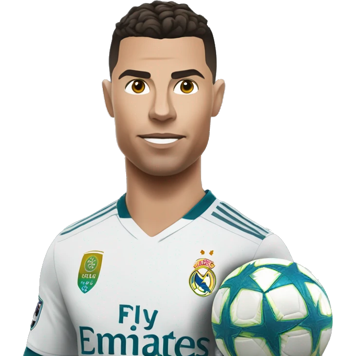 Ronaldo med Champions League emoji