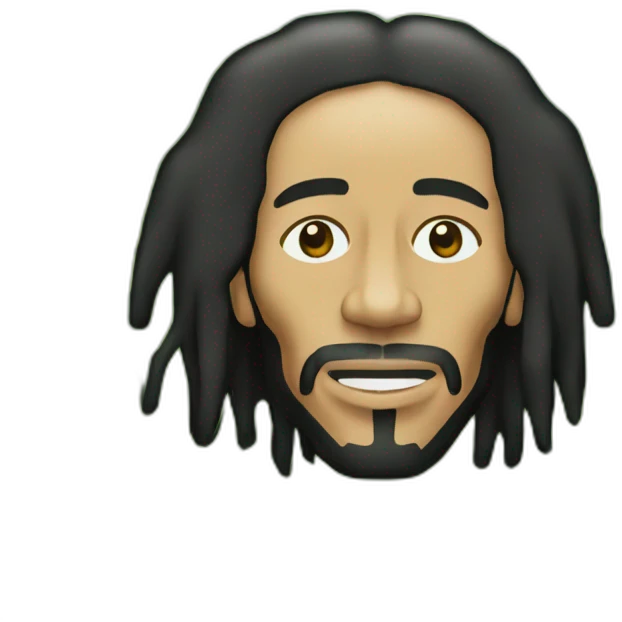 Bob marley cannabis emoji