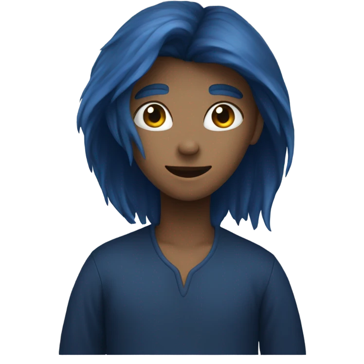Dark blue heart emoji