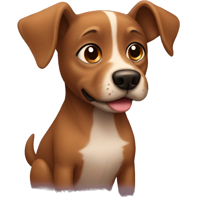 Little brown dog  emoji