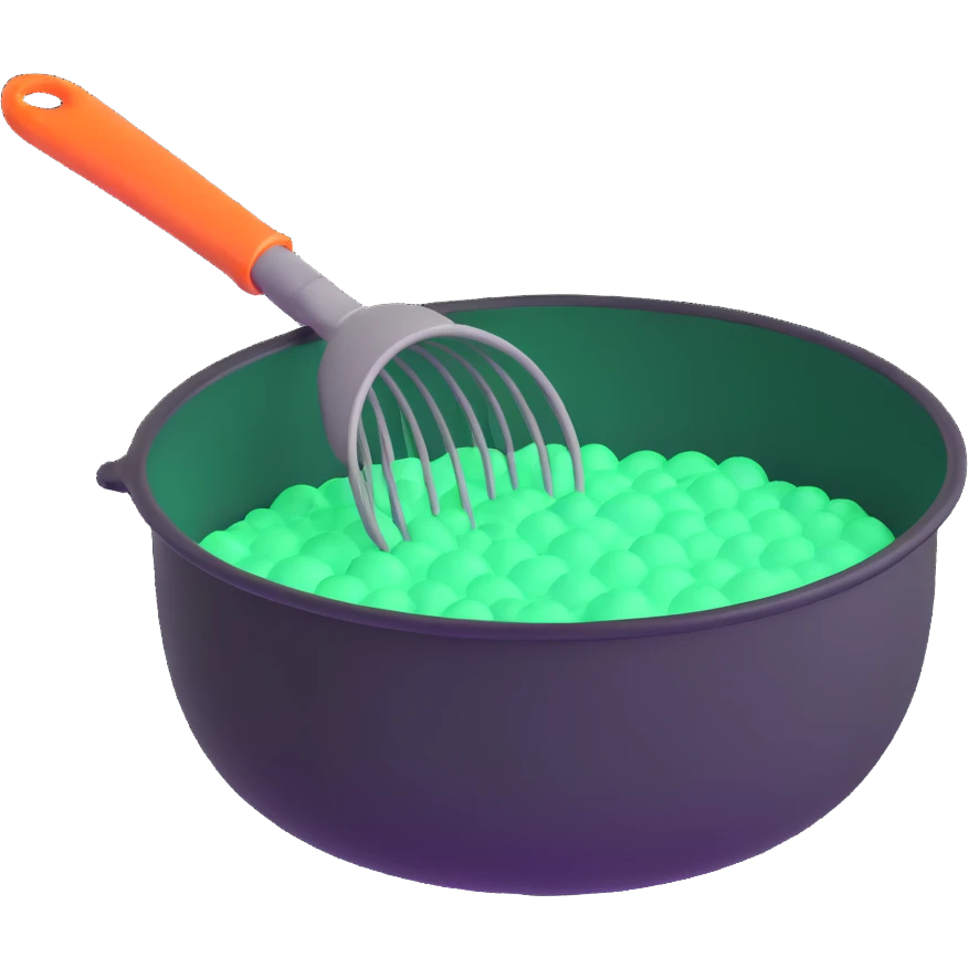 sieve with a glowing effect emoji