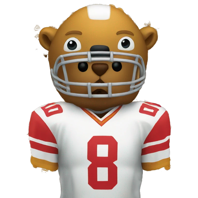 Lions football jersey  emoji