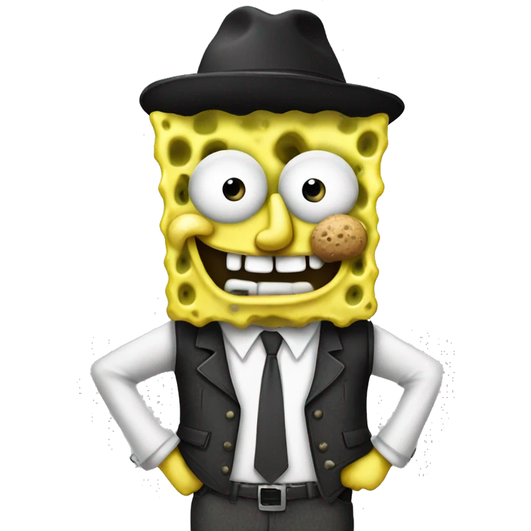 Gangsta SpongeBob  emoji