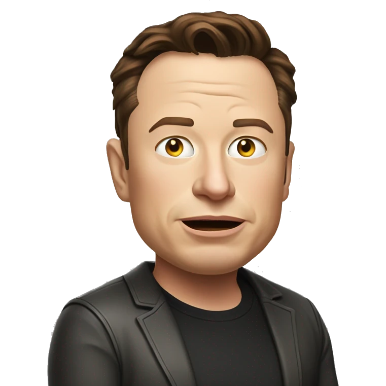 Elon musk bloated emoji