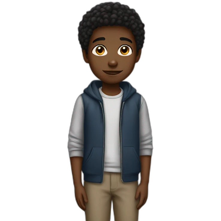 black boy emoji