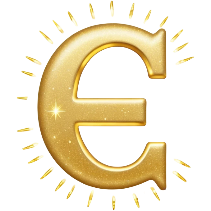 An emoji depicting the phrase ‘✨ IT IS DONE ✨’ in glittering gold letters, with a mystical glow surrounding them. Tiny sparks of light emerge from the letters, symbolizing manifestation and divine power. A pure white background. emoji