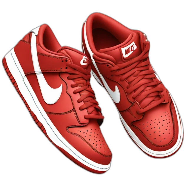 Nike low dunk red emoji