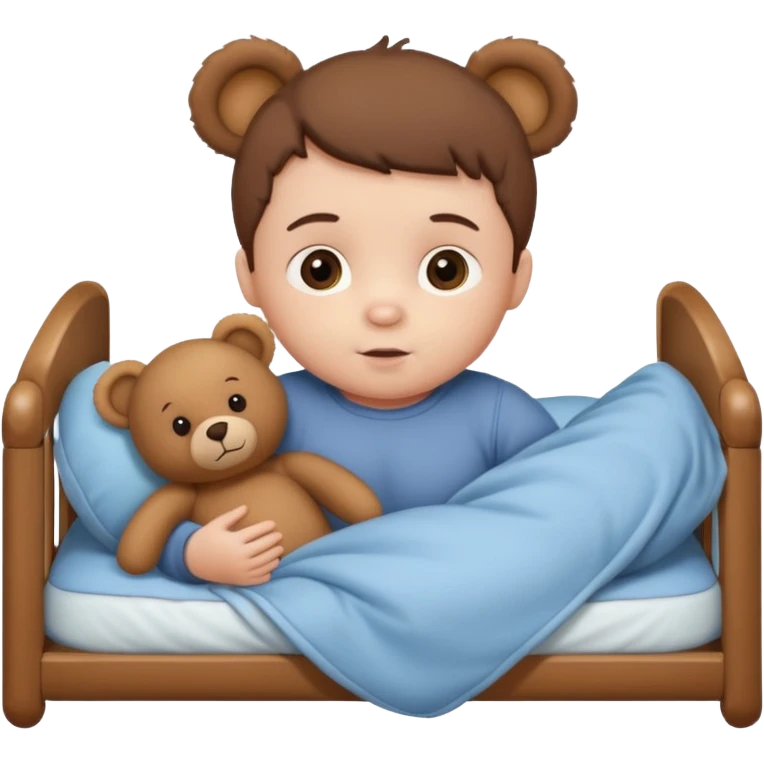baby in bids with teddy bear







 emoji