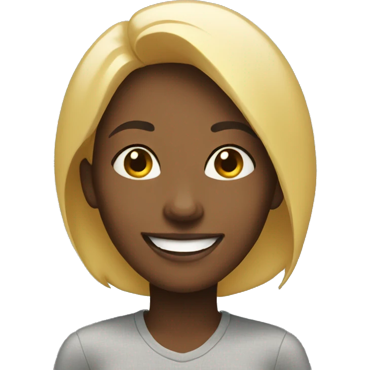 women with smile emoji
