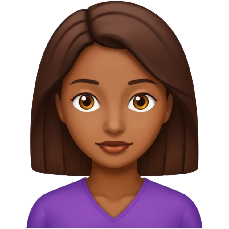 Mujer morena guapa emoji