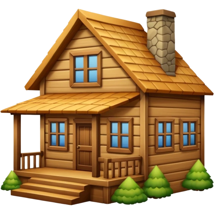 biggest wood house emoji