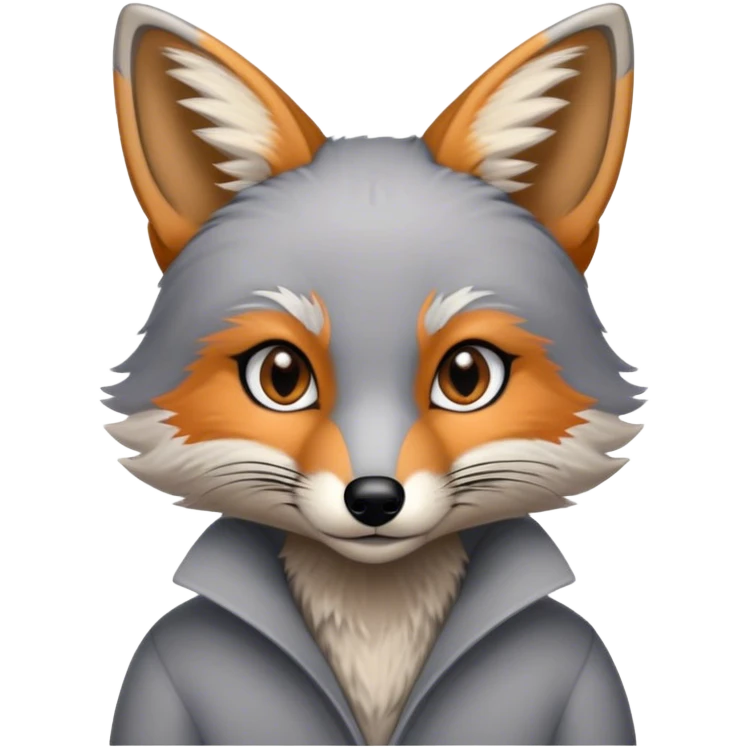 American gray Fox emoji