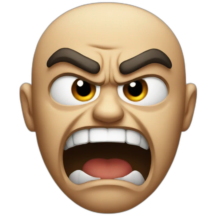 angry face emoji