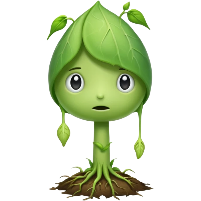 росток увядает
 emoji