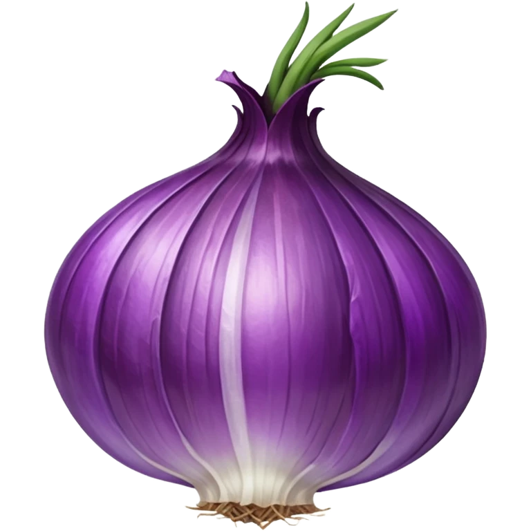 dried purple onion single sphere emoji