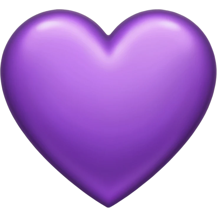 Purple heart emoji
