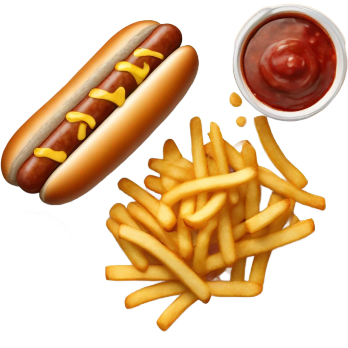 sausage, sugar, fast food, sauce emoji
