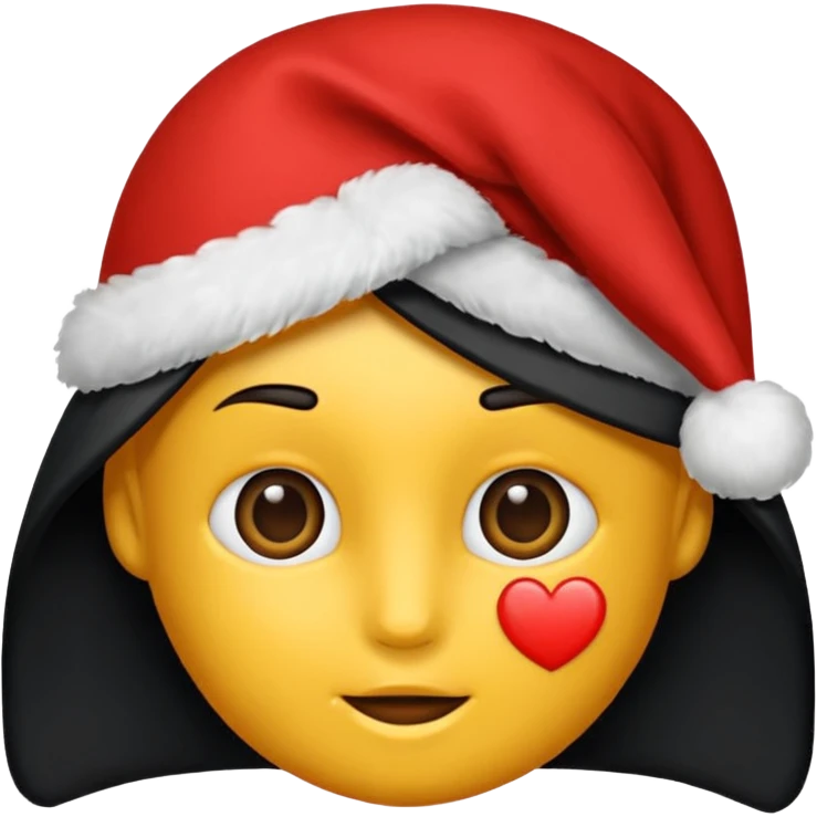 Новогодняя шапка emoji