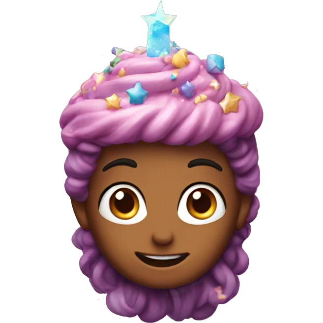 Magical cake emoji