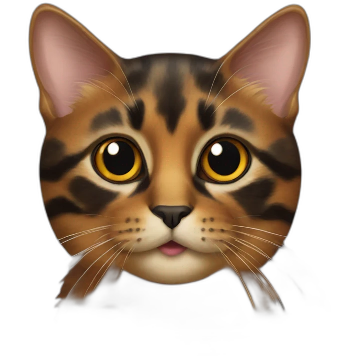 tortoiseshell cat emoji