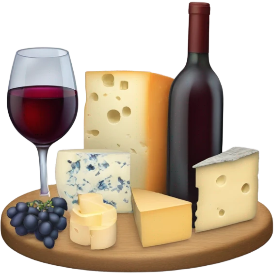 Cup of wine and cheese emoji