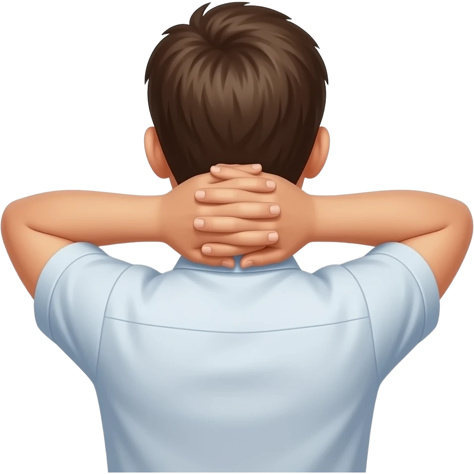 Bbl showing back with hands behind the wall emoji