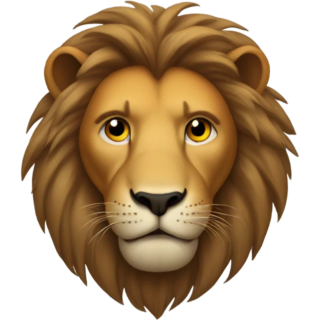 lion with scar over his eye emoji