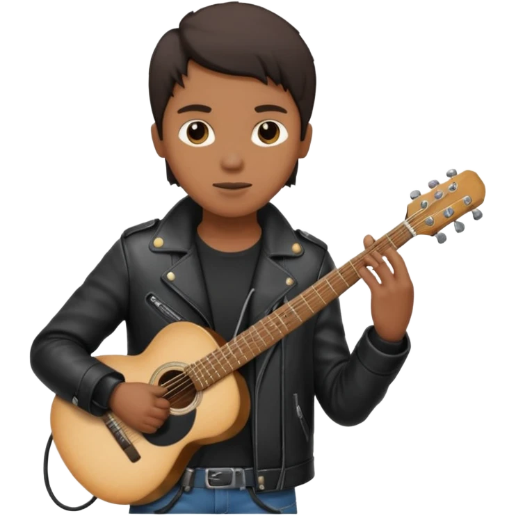 concert black Cable reels connected do a guitar emoji