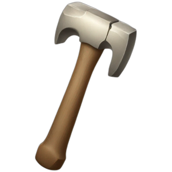 hammer made of bones emoji