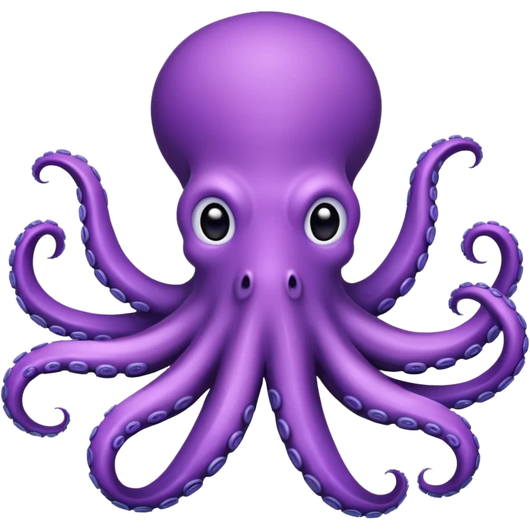 a purple octopus emoji