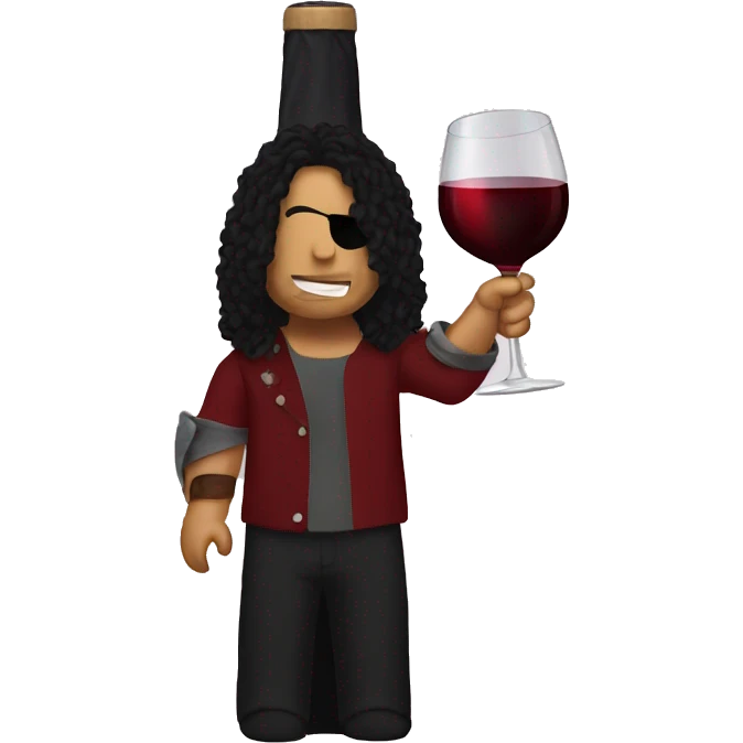 Wine with slash  emoji