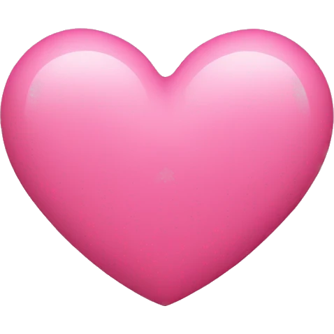Pink heart emoji