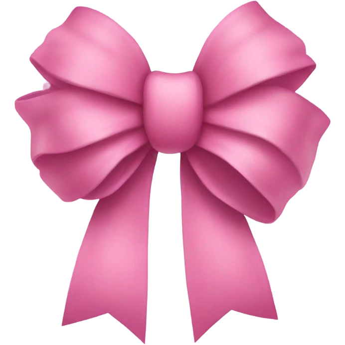 Pink bow emoji