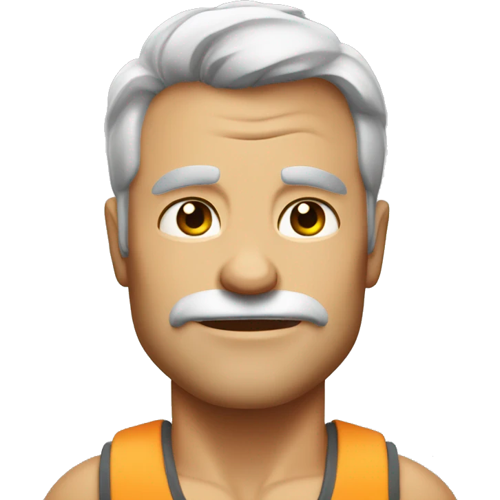 buffed Australian dad emoji