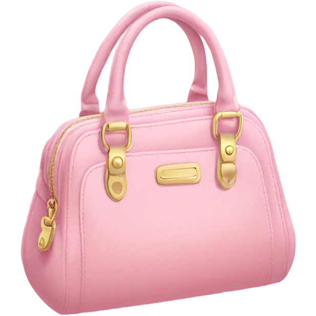 A baby pink purse emoji