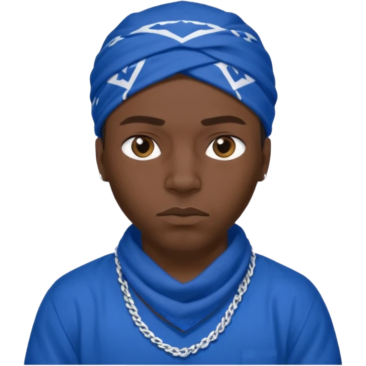 gangster crips emoji