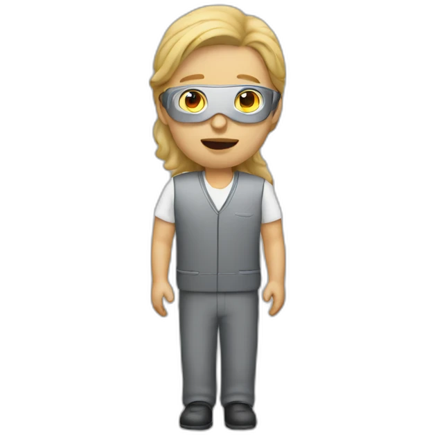 Blind driver emoji