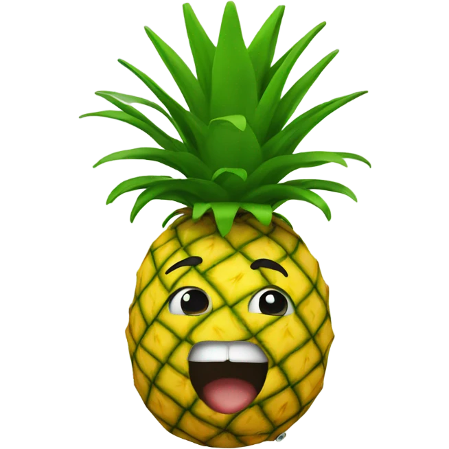 upside down pineapple emoji