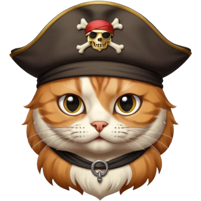 pirate cat with human body emoji