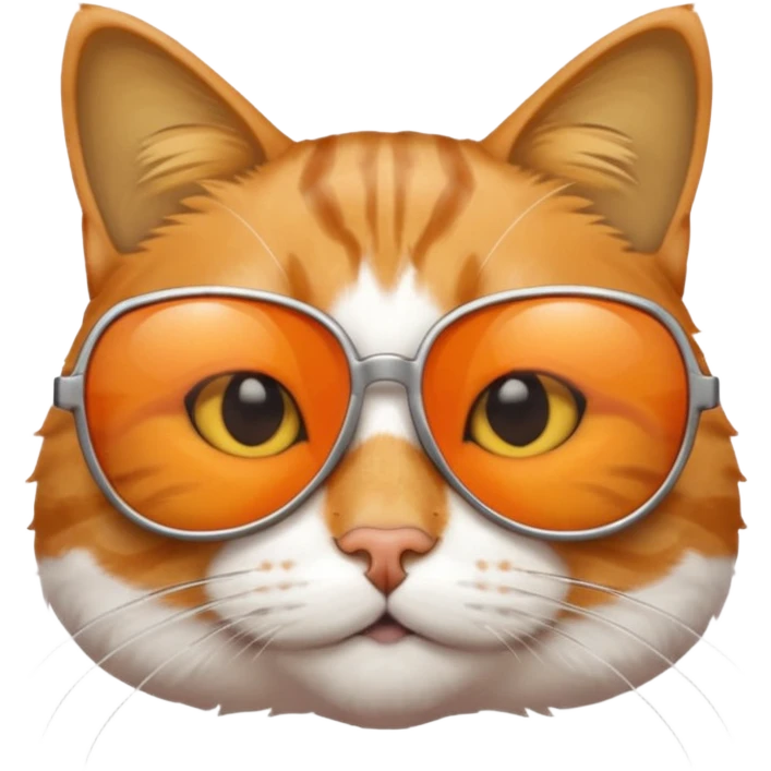 Cat wearing sunglasses emoji