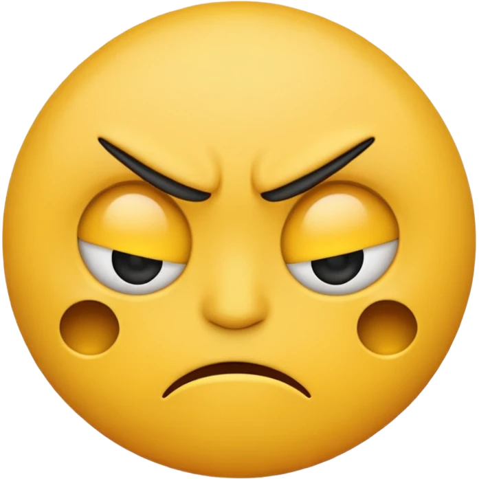 Annoyed angry emoji emoji