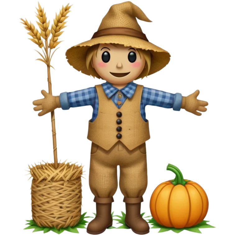 scarecrow diffrrent style emoji