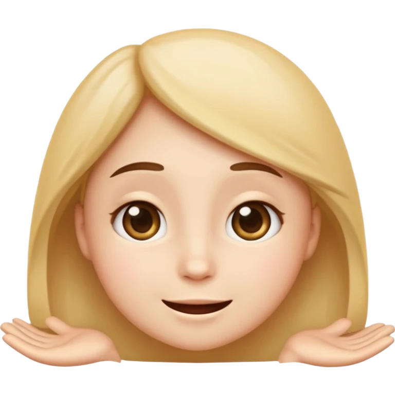 I want an emoji like of hapiness with love calm eyes and cute and with aaa i finally did it moment feeling emoji