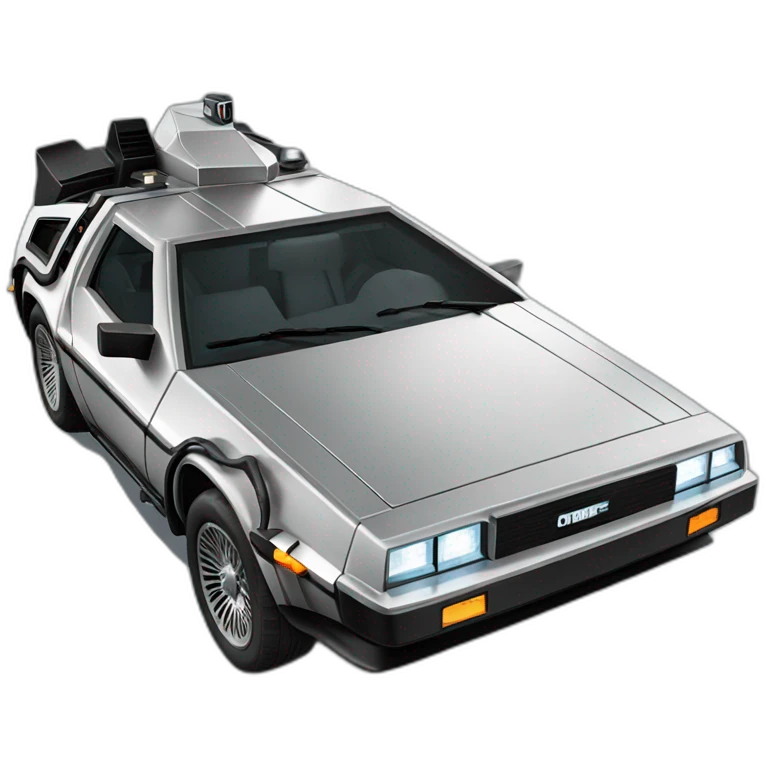 Delorean emoji