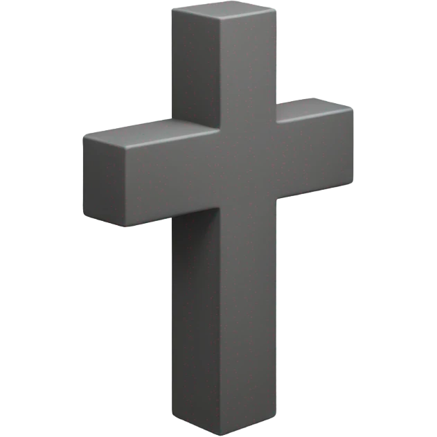 3D Cross emoji