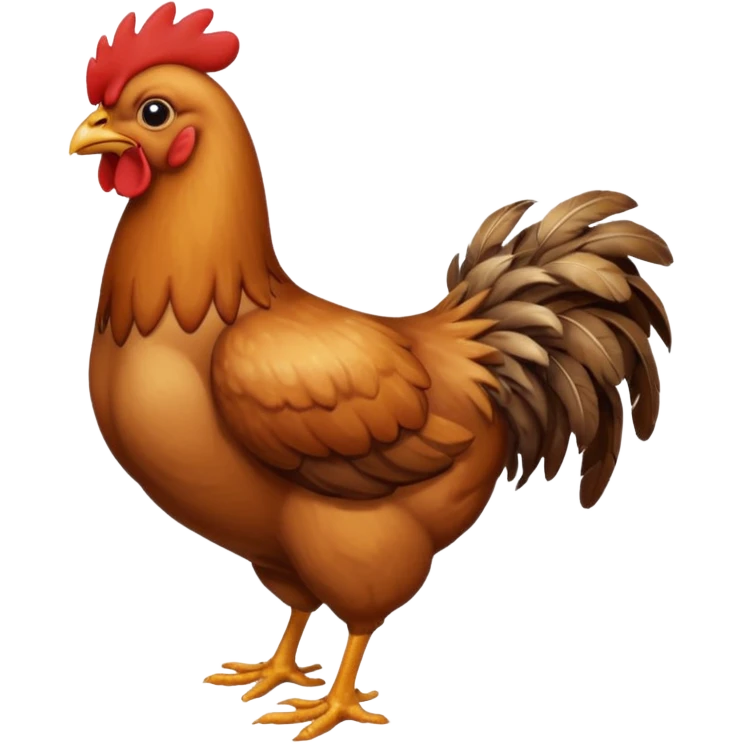 chicken eat emoji