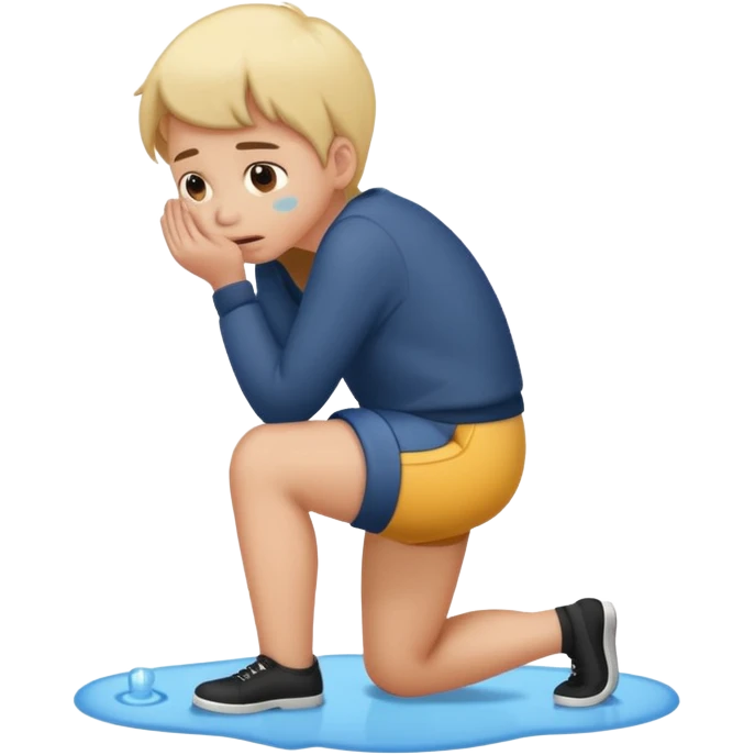 Person peeing on the floor  emoji