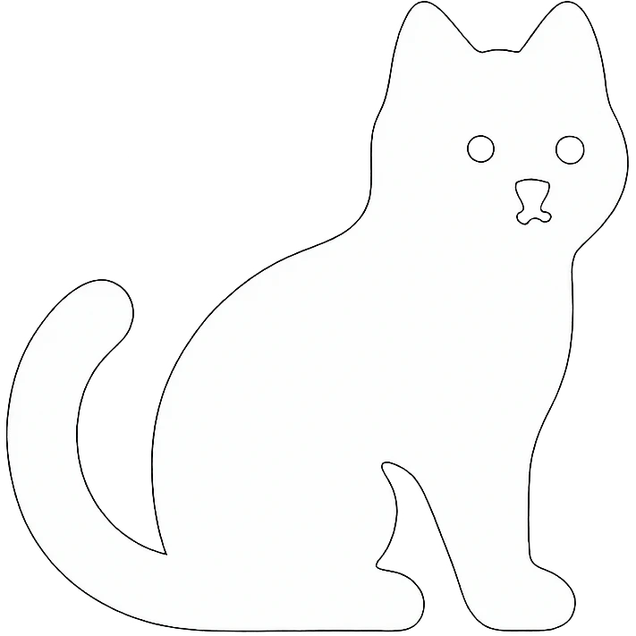 Белый кот emoji